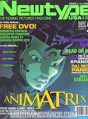 Newtype English Edition W/DVD Vol 2 #5 May 2003