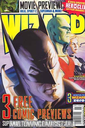 Wizard Comics Magazine #141 Ross Batman/JLA Cvr