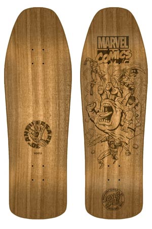Santa Cruz - Santa Cruz Marvel Captain America デッキ Santa Cruz x Marvel Captain America Hand 8.26 Skateboard