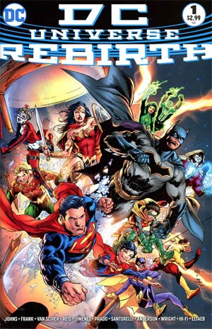 DC Universe Rebirth Special #1 Cover B Variant Midnight Release Cover Recommended Back Issues