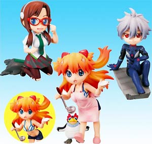 Neon Genesis Evangelion Petit Evangelion@School R-Style Series 3 - Box Of 9 Mini-Figures