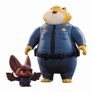 Zootopia Action Figure Character Pack - Clawhauser & Bat Eyewitness