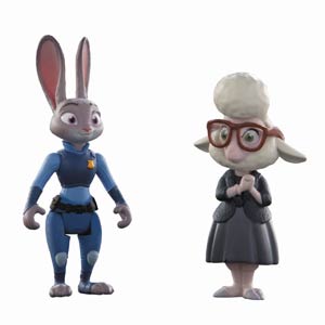 Zootopia Action Figure Character Pack - Judy Hopps & Assistant Mayor Bellwether