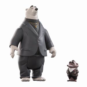 Zootopia Action Figure Character Pack - Koslov & Mr Big
