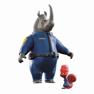 Zootopia Action Figure Character Pack - McHorn & Safety Squirrel