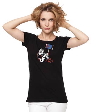 Harley Quinn Hit By Amanda Conner Womens T-Shirt Large