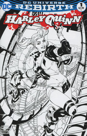 Harley Quinn Vol 3 #1 Cover C Midtown Exclusive Terry Dodson Black & White Variant Cover RECOMMENDED_FOR_YOU