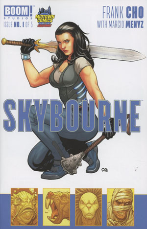 Skybourne #1 Cover B Midtown Exclusive Frank Cho Variant Cover RECOMMENDED_FOR_YOU