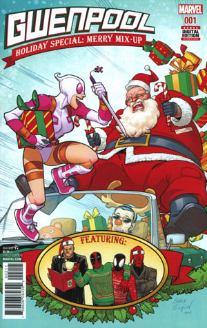 Gwenpool Holiday Special Merry Mix-Up Cover A Regular Salva Espin Cover Recommended Back Issues