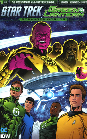 Star Trek Green Lantern Vol 2 Stranger Worlds #1 Cover A Regular Angel Hernandez Cover RECOMMENDED_FOR_YOU