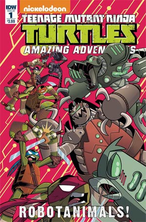 Teenage Mutant Ninja Turtles Amazing Adventures Robotanimals #1 Cover A Regular Chad Thomas Cover RECOMMENDED_FOR_YOU