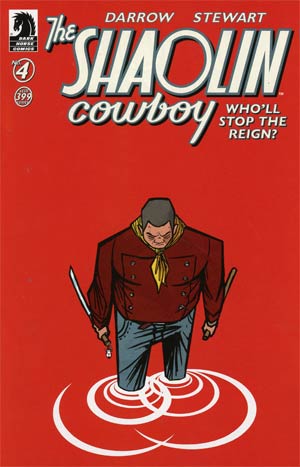 SHAOLIN COWBOY RED COMIC BOOK EDITION DESIGNER VINYL TOY FIGURE GEOF DARROW 