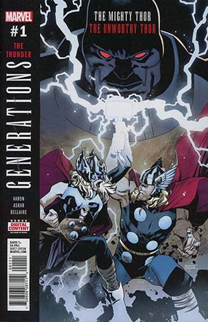 Generations Unworthy Thor & Mighty Thor #1 Cover A 1st Ptg Regular Mahmud Asrar Cover Recommended Back Issues