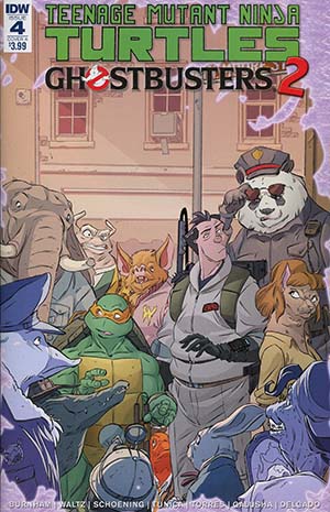 Teenage Mutant Ninja Turtles Ghostbusters II #4 Cover A Regular Dan Schoening Cover RECOMMENDED_FOR_YOU