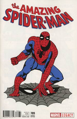 Amazing Spider-Man Vol 4 #789 Cover E Incentive Steve Ditko 1965 T-Shirt Variant Cover (Marvel Legacy Tie-In) RECOMMENDED_FOR_YOU