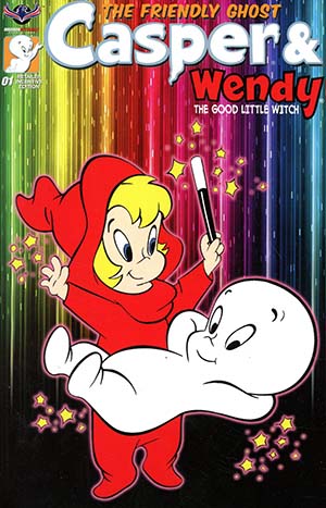 Casper And Wendy #1 Cover D Incentive Retro Animation Variant Cover