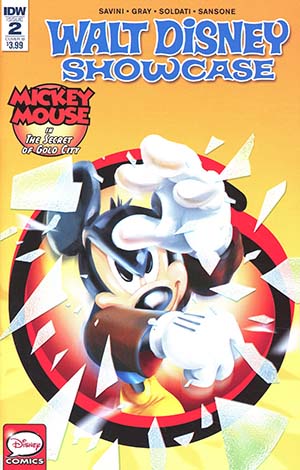 Walt Disney Showcase Vol 2 #2 Mickey Mouse Cover B Variant Davide Cesarello Cover