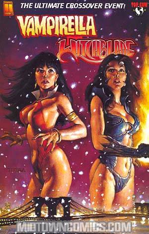 Vampirella Witchblade #1 Regular Mark Texeira Cover