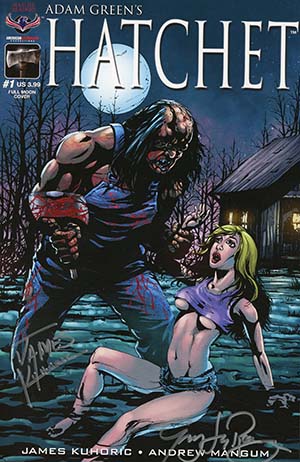 Adam Greens Hatchet #1 Cover G Variant Greg LaRocque Variant Cover Signed By Greg LaRocque & James Kuhoric