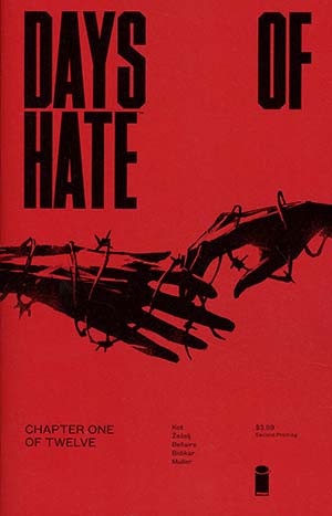 Days Of Hate #1 Cover B 2nd Ptg Variant Danijel Zezelj & Tom Muller Cover Recommended Back Issues