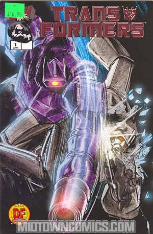 Transformers Generation 1 Vol 2 #1 Cover D DF Exclusive Foil Variant Cover