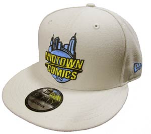 Midtown Comics Logo Mens Stone 950 Snapback Cap Powered By New Era BEST_SELLERS