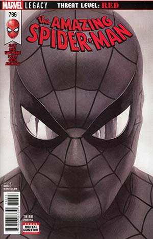 Amazing Spider-Man Vol 4 #796 Cover C 3rd Ptg Variant Alex Ross Black & White Cover