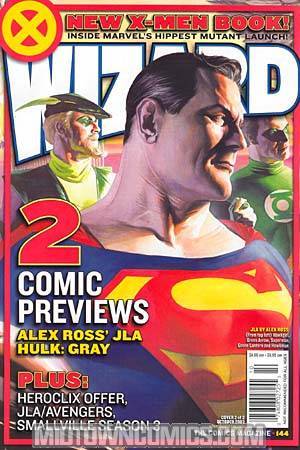 Wizard Comics Magazine #144 Ross JLA Cvr