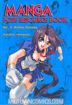Manga Pose Resource Book Vol 3 Action Scenes TP