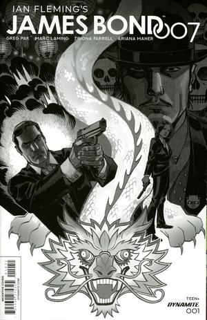 James Bond 007 #1 Cover E Incentive Dave Johnson Black & White Cover RECOMMENDED_FOR_YOU