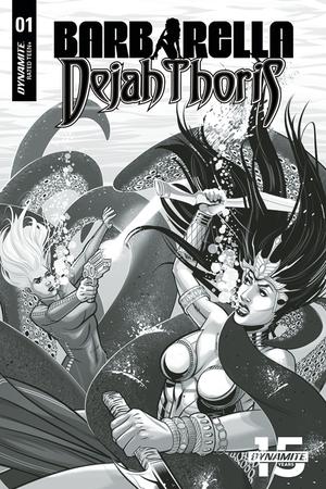 Barbarella Dejah Thoris #1 Cover K Incentive Tom Feister Black & White Cover RECOMMENDED_FOR_YOU