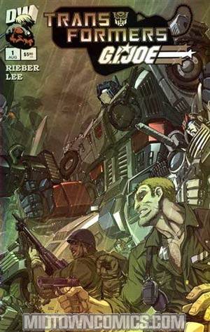 Transformers GI Joe #1 Cover C Holofoil Cvr