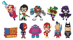 TO THE MOVIES 3D Figural Keyring Series 2 CYBORG KEYCHAIN DC TEEN TITANS GO 