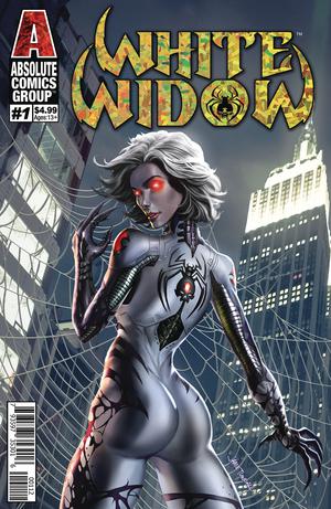 WHITE WIDOW #4 cover a JAMIE TYNDALL HOLOGRAPHIC variant 1st print 2020 