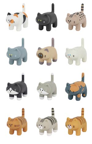Fluffy House My Home Cat Mini Figure Blind Mystery Box 12-Piece Display