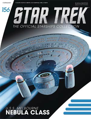 Star Trek Starships Figure Collection Magazine #156 USS Melbourne (Nebula Class)
