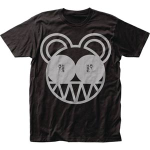 Radiohead Bear Logo Black T-Shirt Large