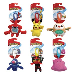 Pokemon Clip-On Plush Wave 1 Assortment Case