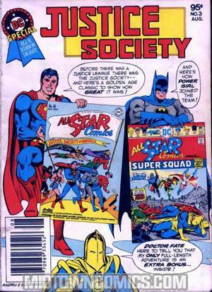 DC Special Blue Ribbon Digest #3 Justice Society