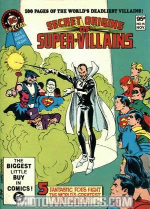 DC Special Blue Ribbon Digest #15 Secret Origins Of Super-Villains