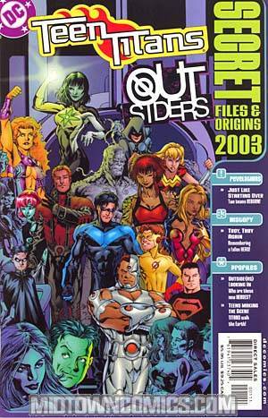 Teen Titans Outsiders Secret Files 2003