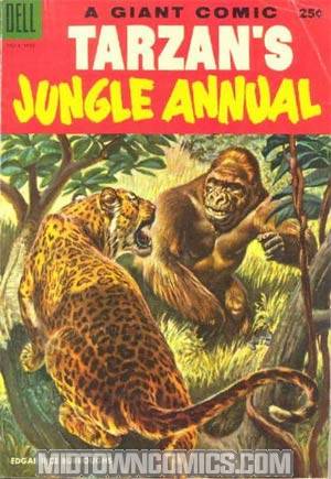 Dell Giant Comics Tarzans Jungle Annual #4