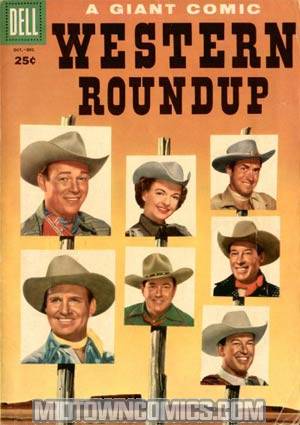 Dell Giant Comics Western Roundup #12