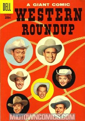 Dell Giant Comics Western Roundup #13