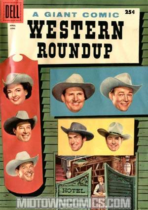 Dell Giant Comics Western Roundup #14