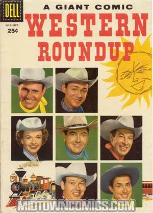 Dell Giant Comics Western Roundup #15