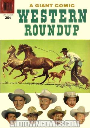 Dell Giant Comics Western Roundup #17