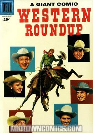 Dell Giant Comics Western Roundup #18