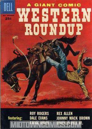 Dell Giant Comics Western Roundup #19