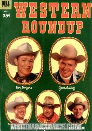 Dell Giant Comics Western Roundup #2